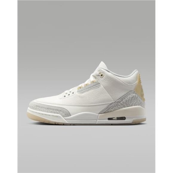 Air Jordan 3 Retro Craft "Ivory" Ivory/Cream/Grey Mist - Picture 4 of 10